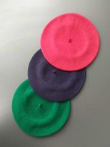 Beret dziewczęcy - kokardka - Nowa Kolekcja